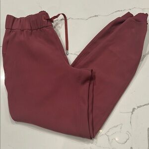 Lululemon Burgundy Joggers
